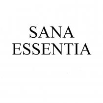 marchio consiste nella scritta SANA ESSENTIA dove SANA è sulla prima riga ed ESSENTIA sulla seconta centrati. marchio consiste nella scritta SANA ESSENTIA dove SANA è sulla prima riga ed ESSENTIA sulla seconta centrati. Il marchio consiste nella scritta SANA ESSENTIA dove SANA è sulla prima riga ed ESSENTIA sulla seconta centrati.