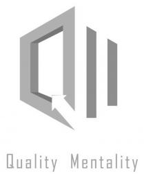 Marchio Quality Mentality presenta una stilizzazione delle lettere Q e M attraverso la forma dell intero logo che riprende una Marchio Quality Mentality presenta una stilizzazione delle lettere Q e M attraverso la forma dell intero logo che riprende una figura geometrica esagonale. A sinistra, la lettera Q risulta in rilievo mediante un gioco di colori chiaro/scuro; all interno delle stessa è inserita una freccia che punta in alto. A destra, la lettera M risulta invertita, ovvero colorata negli spazi che dovrebbero essere vuoti al fine di darne forma indiretta. Sotto tale pittogramma, al centro, è ubicata la scritta Quality Mentality, trascritta in minuscolo, salvo le due lettere con cui rispettivamente i due sostantivi cominciano, ossia la Q e la M riportate in maiuscolo. Il Marchio Quality Mentality presenta una stilizzazione delle lettere Q e M attraverso la forma dell intero logo che riprende una
