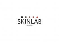 carattere utilizzato per la dicitura SKINLAB TUSCANY è un font molto lineare e delicato, utilizzato per simboleggiare la sensazione carattere utilizzato per la dicitura SKINLAB TUSCANY è un font molto lineare e delicato, utilizzato per simboleggiare la sensazione di benessere che deriva dall utilizzo dei prodotti SkinLab. La scritta comprende le seguenti parole: SKINLAB e nella riga sottostante TUSCANY. Gli elementi grafici creati sulla parte superiore del lettering simboleggiano il beneficio che si ottiene utilizzando i prodotti SkinLab, passando dal quadrato al cerchio con un totale di 5 forme che sono caratterizzate dal passaggio di colore compreso nella sfumatura dal nero al rosso. Il carattere utilizzato per la dicitura SKINLAB TUSCANY è un font molto lineare e delicato, utilizzato per simboleggiare la sensazione