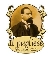 pugliese Marchio figurativo contenente elementi verbali costituito dalla scritta Il pugliese, riprodotta in formato corsivo minuscolo, ad eccezione pugliese Marchio figurativo contenente elementi verbali costituito dalla scritta Il pugliese, riprodotta in formato corsivo minuscolo, eccezione della prima lettera I in maiuscolo, con orientamento orizzontale da sinistra verso destra. Al di sotto della suddetta scritta Il pugliese, vi sono le parole Prodotti tipici, di dimensione minore. Al di sopra della componente verbale, vi è la componente grafica costituita dal disegno stilizzato di una cornice stilizzata contenente un uomo di profilo, come da immagine allegata. Il pugliese Marchio figurativo contenente elementi verbali costituito dalla scritta Il pugliese, riprodotta in formato corsivo minuscolo, ad eccezione