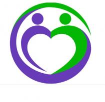 marchio è caratterizzato dalla rappresentazione di una figura astratta di colore verde e viola raffigurante due sagome di persone marchio è caratterizzato dalla rappresentazione di una figura astratta di colore verde e viola raffigurante due sagome di persone stilizzate che si uniscono in un abbraccio a forma di cuore. Il marchio è caratterizzato dalla rappresentazione di una figura astratta di colore verde e viola raffigurante due sagome di persone