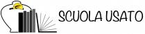 marchio SCUOLA USATO si presenta come marchio misto: esso è costituito da una componente verbale SCUOLA USATO e da marchio SCUOLA USATO si presenta come marchio misto: esso è costituito da una componente verbale SCUOLA USATO e da una figurativa più avanti chiamata logo . A sinistra il marchio presenta un logo bidimensionale il quale rappresenta l immagine stilizzata di un salvadanaio: ne viene rappresentato il profilo con un segno grafico perimetrale continuo di colore NERO tinta unita su sfondo interno BIANCO. Sull estremità superiore del salvadanaio è rappresentato una sezione di disco di colore GIALLO tinta unita, con all interno un segno grafico ritraente il simbolo dell Euro, simboleggiante una moneta, intersecato da un tratto nero curvato dal basso verso l alto, a copertura della parte inferiore di suddetto disco, simboleggiante la fessura dell inserimento della moneta nel salvamoneta. Il segno grafico del salvadanaio viene interrotto, sul lato destro, da n. 5 figure geometriche rettangolari di spessore ed altezza variabile, affiancate l una accanto l altra, in scala di GRIGIO in tinta unita, poste a partire dal centro della figura stessa del salvadanaio in posizione verticale, a simboleggiare le costole dei libri A latere destro di queste figure rettangolari, viene rappresentato la sezione di un libro stilizzata con sei linee rette di spessore fine, disposte a raggera di colore GRIGIO, a rappresentazione delle pagine del libro aperte e due linee rette di colore NERO di spessore maggiore che le racchiudono a rappresentazione della copertina del libro stesso. A destra della componente logo sopradescritta, si pone il marchio verbale disposto su unica riga orizzontale SCUOLA USATO in alto con carattere Noteworthy versione regolare . Il marchio SCUOLA USATO si presenta come marchio misto: esso è costituito da una componente verbale SCUOLA USATO e da