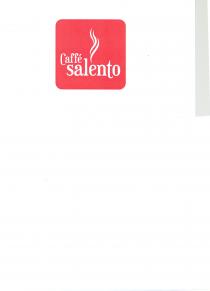 IL MARCHIO CONSISTE NELLA FIGURA DI FASCE DI FUMO STILIZZATE CONTENUTE ALL INTERNO DI UN QUADRATO AD ANGOLI ARROTONDATI, DI COLORE MARCHIO CONSISTE NELLA FIGURA DI FASCE DI FUMO STILIZZATE CONTENUTE ALL INTERNO DI UN QUADRATO ANGOLI ARROTONDATI, DI COLORE ROSSO PANTONE 185 C, CONTENENTE LA DICITURA CAFFE SALENTO. IL MARCHIO CONSISTE NELLA FIGURA DI FASCE DI FUMO STILIZZATE CONTENUTE ALL INTERNO DI UN QUADRATO AD ANGOLI ARROTONDATI, DI COLORE