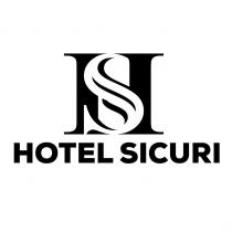 marchio figurativo è composto da: Lettere Maiuscole H e S. Sotto le Lettere è presente la scritta HOTEL SICURI marchio figurativo è composto da: Lettere Maiuscole H e S. Sotto le Lettere è presente la scritta HOTEL SICURI per esteso Il marchio figurativo è composto da: Lettere Maiuscole H e S. Sotto le Lettere è presente la scritta HOTEL SICURI