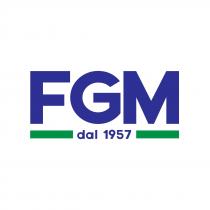 Dicitura stilizzata FGM. Più in basso, in piccolo, è presente la dicitura DAL 1957, racchiusa tra due linee. Dicitura stilizzata FGM. Più in basso, in piccolo, è presente la dicitura DAL 1957, racchiusa tra due linee. Dicitura stilizzata FGM. Più in basso, in piccolo, è presente la dicitura DAL 1957, racchiusa tra due linee.
