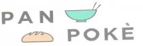 PAN POKE TRATTASI DI UN MARCHIO COSTITUITO DUE MESSAGGI E DUE DISEGNI INSERITI SU DUE RIGHE. LA PRIMA E FORMATA PAN POKE TRATTASI DI UN MARCHIO COSTITUITO DUE MESSAGGI E DUE DISEGNI INSERITI SU DUE RIGHE. LA PRIMA E FORMATA DAL MESSAGGIO PAN SULLA SX E DALL IMMAGINE DI UNA SCODELLA DI RISO DI COLORE VERDE CON APPOGGIATE INTERNAMENTE DUE BACCHETTE CINESI NELLA PARTE DX DELLO STESSO. LA SECONDA RIGA E FORMATA SULLA SX DA UN DISEGNO RAFFIGURANTE UNA FORMA DI PANE E SULLA DX DA UN MESSAGGIO CHE RECITA POKE . LE DUE RIGHE NON SONO SIMMETRICHE TRA LORO. LA PRIMA RIGA RISULTA PIU AVANZATA VERSO LA PARTE SX RISPETTO ALLA SECONDA RIGA. PAN POKE TRATTASI DI UN MARCHIO COSTITUITO DUE MESSAGGI E DUE DISEGNI INSERITI SU DUE RIGHE. LA PRIMA E FORMATA