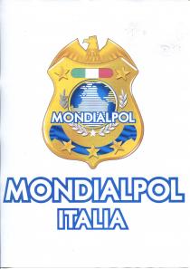 IL LOGO MONDIALPOL ITALIA RICHIAMA UN FONT SEMPLICE CON SCRITTA SU DUE LIVELLI IN BIANCO CON CONTORNI AZZURRI. SOPRA LA LOGO MONDIALPOL ITALIA RICHIAMA UN FONT SEMPLICE CON SCRITTA SU DUE LIVELLI IN BIANCO CON CONTORNI AZZURRI. SOPRA LA SCRITTA SPUNTA UN DISTINTIVO GIALLO CON TRE STELLE NELLA PARTE INFERIORE SOPRA UNA BANDA BLU E LA BANDIERA ITALIANA NELLA PARTE SUPERIORE CHE SOVRASTA LA SCRITTA POSTA SOPRA UNA SIMIL CARTINA. IL TUTTO SOVRASTATO DA UN AQUILA IL LOGO MONDIALPOL ITALIA RICHIAMA UN FONT SEMPLICE CON SCRITTA SU DUE LIVELLI IN BIANCO CON CONTORNI AZZURRI. SOPRA LA