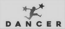 IL MARCHIO IN BIANCO E NERO è COMPOSTO DALLA PAROLA DANCER A CARATTERI DI FANTASIA SOVRASTATA AL CENTRO DALL IMMAGINE MARCHIO IN BIANCO E NERO è COMPOSTO DALLA PAROLA DANCER A CARATTERI DI FANTASIA SOVRASTATA AL CENTRO DALL IMMAGINE STILIZZATA DI UN RAGAZZO CHE FA UN SALTO IN LUNGO E TIENE IN AMBO LE MANI UNA STELLA IL MARCHIO IN BIANCO E NERO è COMPOSTO DALLA PAROLA DANCER A CARATTERI DI FANTASIA SOVRASTATA AL CENTRO DALL IMMAGINE