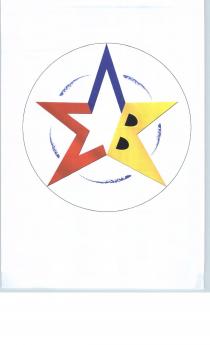 logo è rappresentato da una stella a 5 punte, composta dall unione della lettera M e la lettera B, unite logo è rappresentato da una stella a 5 punte, composta dall unione della lettera M e la lettera B, unite tra loro dal vertice della stella che raffigura un cappello magico a punta in forma stilizzata. I tratti interni della B, sono composti da due sagome a forma di occhiali da sole a goccia. La stella è avvolta da un cerchio di dimensioni più piccole rispetto essa: il tratto del cerchio è interrotto in prossimità dei lati della stella ed è caratterizzato da uno stile pennellata . L intera composizione descritta, si trova all interno di un cerchio continuo più grande Il logo è rappresentato da una stella a 5 punte, composta dall unione della lettera M e la lettera B, unite