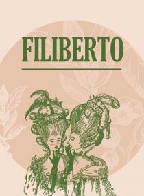 IL MARCHIO CONSISTE NELLA DICITURA IN CARATTERE GRAFICO SPECIALE DI COLORE VERDE FILIBERTO SOTTOLINEATO DA UN SEGMENTO ESTESO QUANTO LA MARCHIO CONSISTE NELLA DICITURA IN CARATTERE GRAFICO SPECIALE DI COLORE VERDE FILIBERTO SOTTOLINEATO DA UN SEGMENTO ESTESO QUANTO LA PAROLA. AL DI SOTTO, IMMAGINE STILIZZATA DI COLORE VERDE DI DUE DAME IN ABITI E ACCONCIATURE D EPOCA, UNA DELLE DUE AVENTE GOTE ROSEE. IN SECONDO PIANO, CERCHIO A FONDO PIENO DI COLORE ROSA AVENTE CIRCONFERENZA INTERROTTA LATERALMENTE, E ALL INTERNO SAGOME DI COLORE ROSA CHIARO DI FOGLIE E BACCHE, COME DA ESEMPLARE IN ALLEGATO. IL MARCHIO CONSISTE NELLA DICITURA IN CARATTERE GRAFICO SPECIALE DI COLORE VERDE FILIBERTO SOTTOLINEATO DA UN SEGMENTO ESTESO QUANTO LA