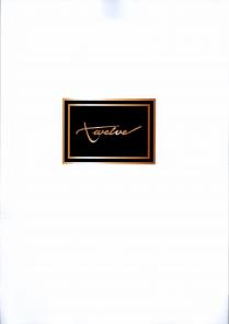 Twelve è un logotipo progettato settorialmente, come da esemplare allegato. Possiede un pittogramma realizzato attraverso l isolamento della T inclinata, capovolta Twelve è un logotipo progettato settorialmente, come da esemplare allegato. Possiede un pittogramma realizzato attraverso l isolamento della T inclinata, capovolta e duplicata. colore predominante del concept del logotipo è il colore oro in ogni eventuale sfumatura. Twelve è un logotipo progettato settorialmente, come da esemplare allegato. Possiede un pittogramma realizzato attraverso l isolamento della T inclinata, capovolta