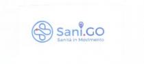 SANI.GO Sanità in Movimento Il marchio è composto da un simbolo raffigurante il serpente stilizzato del bastone di asclepio/esculapio posto all interno SANI.GO Sanità in Movimento marchio è composto da un simbolo raffigurante il serpente stilizzato del bastone di asclepio/esculapio posto all interno di un cerchio e dalle parole SANI.GO SANITA IN MOVIMENTO SANI.GO Sanità in MovimentoIl marchio è composto da un simbolo raffigurante il serpente stilizzato del bastone di asclepio/esculapio posto all interno