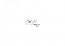 ELEGIA MEMORY ART: Il marchio consiste nella parola ELEGIA racchiusa tra due semi-cornici ad angolo retto sfalsate, grigio chiaro. La ELEGIA MEMORY ART: marchio consiste nella parola ELEGIA racchiusa tra due semi-cornici angolo retto sfalsate, grigio chiaro. La lettera E in stampatello maiuscolo di fantasia di colore nero, le successive lettere in stampatello minuscolo di fantasia in colore vinaccia. In corrispondenza della lettera i, inizia la parola Memory = memoria, in colore grigio, con la sola lettera iniziale in stampatello maiuscolo. Sotto la parola Memory tra la lettera m e la lettera o inizia la parola Art = arte, scritta in senso obliquo dal basso verso l alto colore vinaccia, come da esemplare allegato. ELEGIA MEMORY ART: Il marchio consiste nella parola ELEGIA racchiusa tra due semi-cornici ad angolo retto sfalsate, grigio chiaro. La