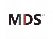 MDS srl Il marchio consiste nella scritta: MDS in stampatello maiuscolo srl in stampatello minuscolo con l acronimo di società a responsabilità MDS srl marchio consiste nella scritta: MDS in stampatello maiuscolo srl in stampatello minuscolo con l acronimo di società a responsabilità limitata srl che compare dopo la lettera S di MDS in alto a destra in apice alla lettera S di MDS e in caratteri minuscoli e più piccoli rispetto alla scritta MDS. La scritta è NERA, ma il tratto verticale destro della lettera M è VERDE e il tratto verticale della D è ROSSO MDS srlIl marchio consiste nella scritta: MDS in stampatello maiuscolo srl in stampatello minuscolo con l acronimo di società a responsabilità