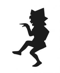 marchio è costituito dall immagina stilizzata di un elfo/folletto marchio è costituito dall immagina stilizzata di un elfo/folletto Il marchio è costituito dall immagina stilizzata di un elfo/folletto