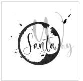 marchio consiste nella dicitura in caratteri di fantasia SANTA WAY sovrapposta a un logo circolare irregolare rappresentante l impronta lasciata marchio consiste nella dicitura in caratteri di fantasia SANTA WAY sovrapposta a un logo circolare irregolare rappresentante l impronta lasciata da un calice. Il marchio consiste nella dicitura in caratteri di fantasia SANTA WAY sovrapposta a un logo circolare irregolare rappresentante l impronta lasciata