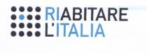 RIABITARE L ITALIA Il logo è composto da un quadrato formato da quattro file di pallini disposte una sopra l altra, ognuna delle RIABITARE L ITALIA logo è composto da un quadrato formato da quattro file di pallini disposte una sopra l altra, ognuna delle quali è formata da 4 pallini per un totale di 16 pallini 15 neri e 1 bluette . Affianco alle prime due file di pallini è posizionata la parola maiuscola RIABITARE RI in bluette e ABITARE in nero . Al di sotto della citata parola, affianco alle ultime due file di pallini, sono posizionate le parole maiuscole L ITALIA L in nero e ITALIA in bluette . RIABITARE L ITALIA