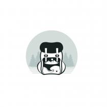 marchio consta nel disegno di uno zaino tipo backpack inscritto in un cerchio che simula un sole nascente o marchio consta nel disegno di uno zaino tipo backpack inscritto in un cerchio che simula un sole nascente o calante e che proietta l ombra di alberi ai lati dello zaino. Il marchio consta nel disegno di uno zaino tipo backpack inscritto in un cerchio che simula un sole nascente o