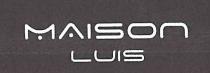 IIl marchio MAISON LUIS è costituito da due diciture, la prima MAISON allineata al centro in stampatello, utilizzando il font Imarchio MAISON LUIS è costituito da due diciture, la prima MAISON allineata al centro in stampatello, utilizzando il font Disney Mission Space di dimensione piu grande rispetto alla sottostante LUIS, quest ultima è allineata sempre al centro, essendo di dimensione piu piccola rispetto alla soprastante dicitura, la scritta LUIS inizia sotto la lettera A terminando sotto la lettera O della scritta MAISON . Sotto le lettere M e A sono presenti dei punti che sono appunto una caratteristica del font stesso. IIl marchio MAISON LUIS è costituito da due diciture, la prima MAISON allineata al centro in stampatello, utilizzando il font