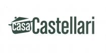 marchio è misto parole e logo. Le parole casa e Castellari non adottano la stessa grandezza, casa è più marchio è misto parole e logo. Le parole casa e Castellari non adottano la stessa grandezza, casa è più piccola ed è all interno dello sfondo del logo: una figura grafica rappresentante la silhouette di una pentola con manici sopra la quale c è un coperchio che ricorda il tetto di un abitazione. Nel logo la parte inferiore della pentola è un rettangolo con gli angoli inferiori smussati, i due manici sono figure romboidali e sono attaccati al rettangolo, la parte superiore è formata da un triangolo con un pentagono sulla sinistra. Il marchio è misto parole e logo. Le parole casa e Castellari non adottano la stessa grandezza, casa è più