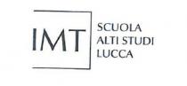 Scuola IMT Alti Studi Lucca - Mercati Tecnologie, mentre in asse orizzontale la lettera iniziale è allineata a bandiera sulle Scuola IMT Alti Studi Lucca - Mercati Tecnologie, mentre in asse orizzontale la lettera iniziale è allineata a bandiera sulle linee finali del quadrato, in alto e basso. Al fianco del marchio viene rappresentata la scritta estesa Scuola Alti Studi Lucca, disposta su 3 righe. Scuola IMT Alti Studi Lucca - Mercati Tecnologie, mentre in asse orizzontale la lettera iniziale è allineata a bandiera sulle