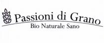 PASSIONI DI GRANO - BIO NATURALE SANO Il marchio è rappresentato dalla scritta PASSIONI DI GRANO di colore nero, alla cui PASSIONI DI GRANO - BIO NATURALE SANO marchio è rappresentato dalla scritta PASSIONI DI GRANO di colore nero, alla cui destra vi è un disegno di una spiga di grano. Al di sotto della scritta, divisa da una linea concava, vi compare la scritta BIO NATURALE SANO di colore nero PASSIONI DI GRANO - BIO NATURALE SANOIl marchio è rappresentato dalla scritta PASSIONI DI GRANO di colore nero, alla cui
