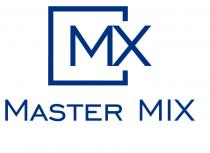 marchio consiste nella denominazione MASTER MIX posta sotto al parziale tracciato di un quadrato sul cui lato destro è marchio consiste nella denominazione MASTER MIX posta sotto al parziale tracciato di un quadrato sul cui lato destro è posta la sigla MX Il marchio consiste nella denominazione MASTER MIX posta sotto al parziale tracciato di un quadrato sul cui lato destro è