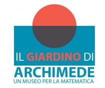 IL MARCHIO E COSTITUITO DA UN LOGO FORMATO DA UN RETTANGOLO E DA UN CERCHIO CHE SI INTERSECANO NELLA PARTE MARCHIO E COSTITUITO DA UN LOGO FORMATO DA UN RETTANGOLO E DA UN CERCHIO CHE SI INTERSECANO NELLA PARTE SUPERIORE DEL RETTANGOLO; LA BASE SUPERIORE DEL RETTANGOLO DIVIDE IL CERCHIO IN DUE SEMICERCHI SIMMETRICI. ALL INTERNO DEL RETTANGOLO, NELLA PARTE INFERIORE E LUNGO LA BASE DEL RETTANGOLO, SI TROVA LA DICITURA IL GIARDINO DI ; SOTTO LA BASE DEL RETTANGOLO SI TROVA LA DICITURA ARCHIMEDE UN MUSEO PER LA MATEMATICA . IN QUALSIASI FORMA E CARATTERE IL MARCHIO E COSTITUITO DA UN LOGO FORMATO DA UN RETTANGOLO E DA UN CERCHIO CHE SI INTERSECANO NELLA PARTE