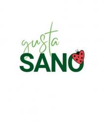 gusta SANO- Il marchio è costituito dalle due parole: gusta, scritto in carattere corsivo di colore verde chiaro, e SANO gusta SANO- marchio è costituito dalle due parole: gusta, scritto in carattere corsivo di colore verde chiaro, e SANO scritto in carattere stampatello di colore verde scuro, a cui si sovrappone l immagine grafica di una chiocciola rossa a forma di cuore. gusta SANO- Il marchio è costituito dalle due parole: gusta, scritto in carattere corsivo di colore verde chiaro, e SANO