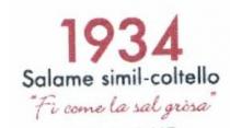 1934 salame simil-coltello Fi come la sal gròsa