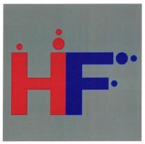 PALUMBO Il logo rappresenta prodotti e sistemi di riscaldamento e condizionamento, il colore rosso per il riscaldamento e il colore blu PALUMBO logo rappresenta prodotti e sistemi di riscaldamento e condizionamento, il colore rosso per il riscaldamento e il colore blu per il raffrescamento. Le lettere HF sono le iniziali di HOT FRESCH, HIGHT FIDELITY, HELIOS FIRE. Le bolle rosse indicano una sorta di dinamicità verso l alto e rappresentano la forza del calore, mentre le bolle blu laterali rappresentano la dinamicità del freddo/fresco. Le lettere sono racchiuse da un quadrato di colore grigio che ne rappresenta la solidità la razionalità tecnologica il colore grigio ne vuole esaltare la forza. PALUMBO