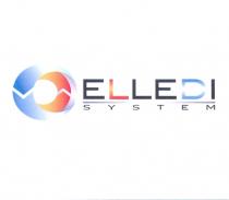 ELLEDI SYSTEM Il marchio è composto da una freccia che si richiude su se stessa creando una forma sferica di colore ELLEDI SYSTEM marchio è composto da una freccia che si richiude su se stessa creando una forma sferica di colore celeste sfumato le cui estremità non si congiungono. All interno di questa sfera si trovano le estremità di un altra freccia di colore arancione sfumato che si congiungono senza toccarsi, lasciando al centro uno spazio sferico di colore bianco. Al lato destro di questa forma sferica si trova la scritta ELLEDI in stampatello maiuscolo di cui la prima lettera L è di colore arancione sfumato mentre la lettera D è di colore celeste sfumato, le altre lettere sono di colore nero. La scritta ELLEDI è sottolineata da una riga di colore grigio sfumato. Sotto la riga si trova la scritta SYSTEM in stampatello maiuscolo di colore nero di dimensione più piccola rispetto alla scritta ELLEDI e le cui lettere sono distanziate tra loro ELLEDI SYSTEM traduzione = SISTEMA ELLEDI Il marchio è composto da una freccia che si richiude su se stessa creando una