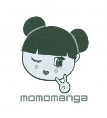 IL MARCHIO CONSISTE NELLA RAFFIGURAZIONE DI UN VISO FEMMINILE IN STILE MANGA, IN BASSO LA PAROLA MOMOMANGA SCRITTA IN FONT MARCHIO CONSISTE NELLA RAFFIGURAZIONE DI UN VISO FEMMINILE IN STILE MANGA, IN BASSO LA PAROLA MOMOMANGA SCRITTA IN FONT QUATRON IN STAMPATO MINUSCOLO. LA FIGURA E DISEGNATA CON I CAPELLI LEGATI IN DUE CHIGNON, UN OCCHIO CHIUSO ED UNO APERTO, COME PER FARE L OCCHIOLINO E CON LA BOCCA A FORMA DI CUORE; LE GUANCE SONO DUE SPIRALI. LA SUA MANO SX HA IL DITO INDICE E MEDIO ALZATI COME PER FARE IL GESTO DI VITTORIA. IL MARCHIO CONSISTE NELLA RAFFIGURAZIONE DI UN VISO FEMMINILE IN STILE MANGA, IN BASSO LA PAROLA MOMOMANGA SCRITTA IN FONT