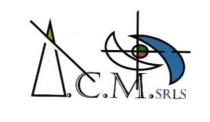 A.C.M. SRLS CON LA A STILIZZATA E LA PUNTA