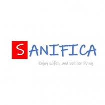 IL MARCHIO CONSISTE NEL TERMINE SANIFICA IN CARATTERI SPECIALI E NEGLI ELEMENTI FIGURATIVI COME RAPPRESENTATI NELL ESEMPLARE, ABBINATO ALL ESPRESSIONE ENJOY SAFELY MARCHIO CONSISTE NEL TERMINE SANIFICA IN CARATTERI SPECIALI E NEGLI ELEMENTI FIGURATIVI COME RAPPRESENTATI NELL ESEMPLARE, ABBINATO ALL ESPRESSIONE ENJOY SAFELY AND BETTER LIVING TRADUZIONE IN LINGUA ITALIANA: GODITI UNA VITA SICURA E MIGLIORE . IL MARCHIO CONSISTE NEL TERMINE SANIFICA IN CARATTERI SPECIALI E NEGLI ELEMENTI FIGURATIVI COME RAPPRESENTATI NELL ESEMPLARE, ABBINATO ALL ESPRESSIONE ENJOY SAFELY