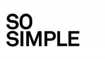 marchio figurativo è costituito dalla dicitura SO SIMPLE traducibile in italiano come così semplice in caratteri di fantasia e marchio figurativo è costituito dalla dicitura SO SIMPLE traducibile in italiano come così semplice in caratteri di fantasia e da elementi grafici come da esemplare allegato. Il marchio figurativo è costituito dalla dicitura SO SIMPLE traducibile in italiano come così semplice in caratteri di fantasia e