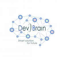 logo si compone da ingranaggi interconnessi tra loro che formano un cervello, al loro interno sono posizionate icone che logo si compone da ingranaggi interconnessi tra loro che formano un cervello, al loro interno sono posizionate icone che simboleggiano le funzionalità e i vantaggi dei servizi di DevIBrain per l industria 4.0. Gli ingranaggi più piccoli ospitano l icona della connessione, simbolo della forte interconnessione tra macchinari e soluzioni 4.0; gli ingranaggi più grandi contengono: Due grafi rossi, per indicare i sistemi di statistiche e l elaborazione dei dati industriali; Due prese di corrente verdi, simbolo del risparmio energetico a fronte dell utilizzo di soluzioni 4.0; Due monitor grigi, indici dei sistemi di monitoraggio; Un infinito grigio, per segnalare le previsioni di funzionamento delle macchine industriali. All interno del cervello il nome dell azienda DevIBrain, il payoff Smart solution for future è posizionato sul lato sinistro. Traduzione in italiano: - DevIBrain = Develop Industry Brain = Sviluppare il cervello Industriale - Smart Solution for Future = Soluzione Intelligente per il Futuro Il logo si compone da ingranaggi interconnessi tra loro che formano un cervello, al loro interno sono posizionate icone che
