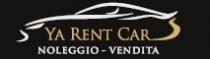 SCRITTA CENTRALE YA RENT CARS DI COLORE GIALLO; SCRITTA SOTTOSTANTE NOLEGGIO - VENDITA DI COLORE BIANCO E RAPPRESENTAZIONE STILIZZATA DI SCRITTA CENTRALE YA RENT CARS DI COLORE GIALLO; SCRITTA SOTTOSTANTE NOLEGGIO - VENDITA DI COLORE BIANCO E RAPPRESENTAZIONE STILIZZATA DI AUTOMOBILE, DI COLORE BIANCO SCRITTA CENTRALE YA RENT CARS DI COLORE GIALLO; SCRITTA SOTTOSTANTE NOLEGGIO - VENDITA DI COLORE BIANCO E RAPPRESENTAZIONE STILIZZATA DI