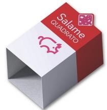 IL MARCHIO CONSISTE NELLA RAPPRESENTAZIONE TRIDIMENSIONALE, COME DA ESEMPLARE ALLEGATO, NELLA QUALE SONO PRESENTI: LA DICITURA SALAME QUADRATO, L IMMAGINE STILIZZATA DI MARCHIO CONSISTE NELLA RAPPRESENTAZIONE TRIDIMENSIONALE, COME DA ESEMPLARE ALLEGATO, NELLA QUALE SONO PRESENTI: LA DICITURA SALAME QUADRATO, L IMMAGINE STILIZZATA DI UN MAIALE ED ALTRI ELEMENTI GRAFICI. IL MARCHIO CONSISTE NELLA RAPPRESENTAZIONE TRIDIMENSIONALE, COME DA ESEMPLARE ALLEGATO, NELLA QUALE SONO PRESENTI: LA DICITURA SALAME QUADRATO, L IMMAGINE STILIZZATA DI