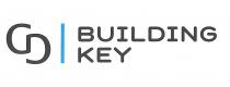 BULDING KEY S.R.L.Il simbolo iniziale raffigura due lettere G simmetriche e opposte, a seguire la disposizione verticale di una spaziatura