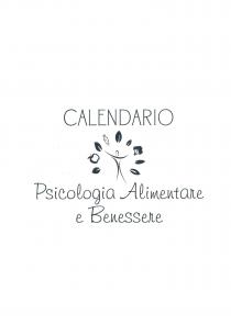 CALENDARIO PSICOLOGIA ALIMENTARE E BENESSERE. CALENDARIO PSICOLOGIA ALIMENTARE E BENESSERE. Figura formata da una silhouette rappresentativa di un corpo umano