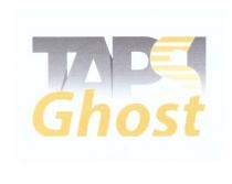 TAPSI GHOST - Dicitura TAPSI Ghost ; la dicitura è disposta su due righe, la prima con la parola TAPSI di