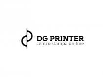 DG PRINTER CENTRO STAMPA ON-LINE - Il marchio consiste in un impronta raffigurante la dicitura DG PRINTER in trad. DG STAMPANTE