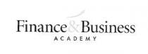 FINANCE BUSINESS ACADEMY TRAD. ACCADEMIA DI FINANZA E ATTIVITA COMMERCIALI - Il logo si compone di due scritte in
