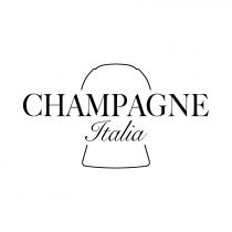 Il marchio di Champagne Italia SRLS si compone del testo CHAMPAGNE Italia scritto su due righe e centrato rispetto ad