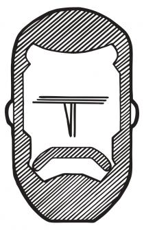 LOGO JONATHAN BEAT - LOGO COMPOSTO DA LINEE INTERSECANTI ATTE A FORMARE UNA SILHOUETTE SOMIGLIANTE AL VOLTO DELL ARTISTA