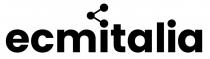 Il marchio comprende la scritta ecmitalia, priva di significato, in stampatello minuscolo e posta al di sotto di un logo