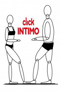 CLICK INTIMO TRA LE SAGOME DI UN UOMO E UNA DONNA STILIZZATI, UNO DI FRONTE ALL ALTRO CHE SI GUARDANO, VISTI