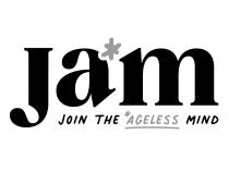 JAM JOIN THE AGELESS MIND - Il marchio consiste in un impronta raffigurante la dicitura JAM in caratteri di fantasia, la