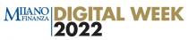 Il marchio consiste nella dicitura Milano Finanza digital week 2022 di cui la dicitura Milano Finanza in blu posta su